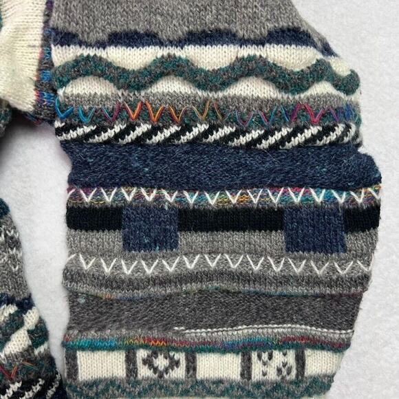 Alfani Sweater Mens S 3D Knit Textured Cosby Biggie 90s Hip Hop Coogi Style - Picture 8 of 12